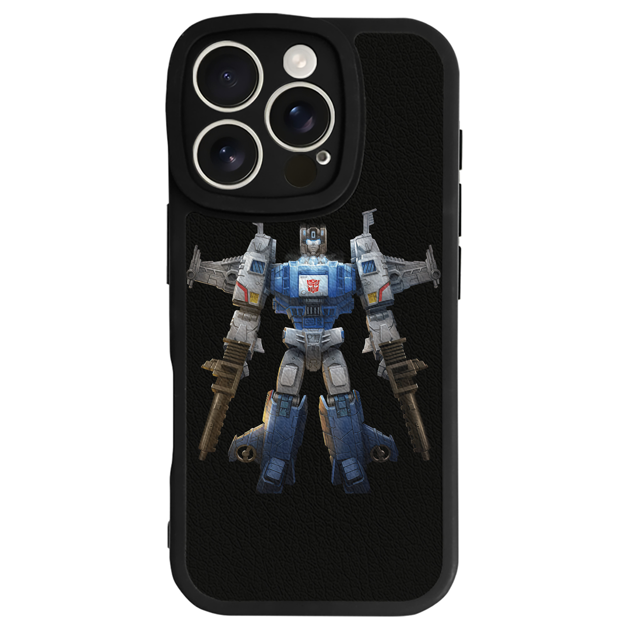 （画像用） Transformers トランスフォーマー 【iPhone 16シリーズ対応】シリコンスマホケース（レザー調） 材質：シリコン